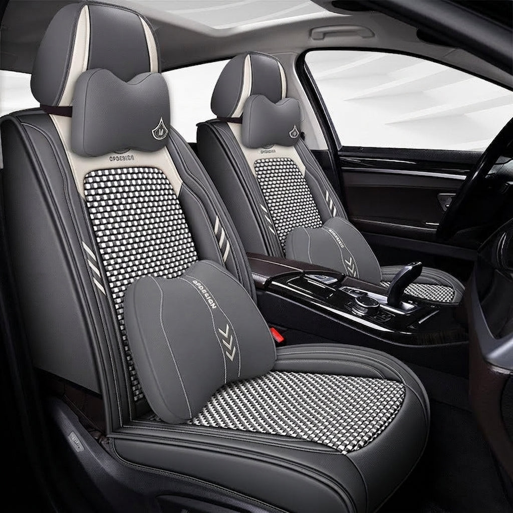 2024 car seat cushions, all-season universal, full coverage five-seater car seat cushions, summer breathable ice silk seat covers wholesale