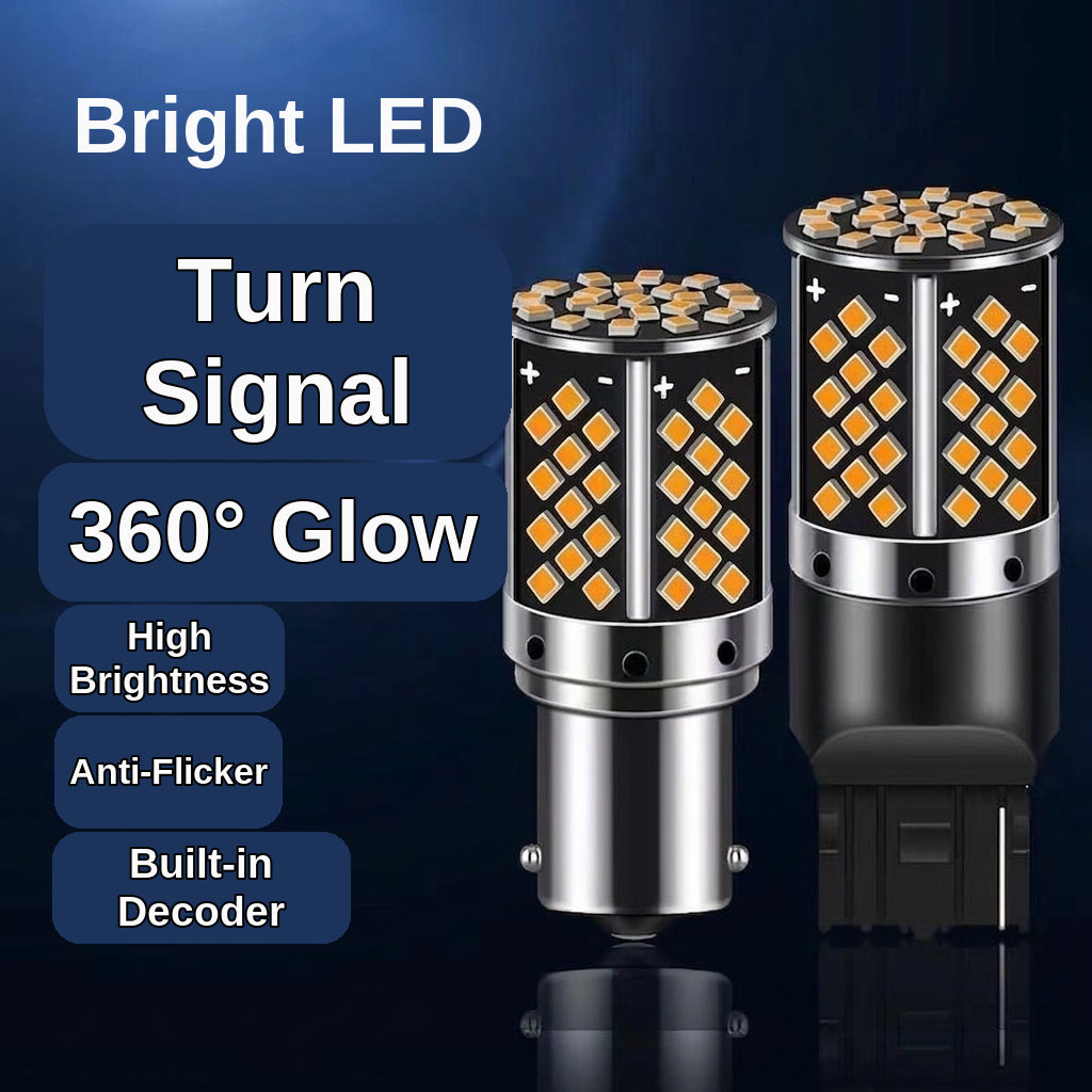 Automotive LED Decoded Turn Signal Anti-Flicker T20 7440 1156 1157 2025 81SMD Brake Light