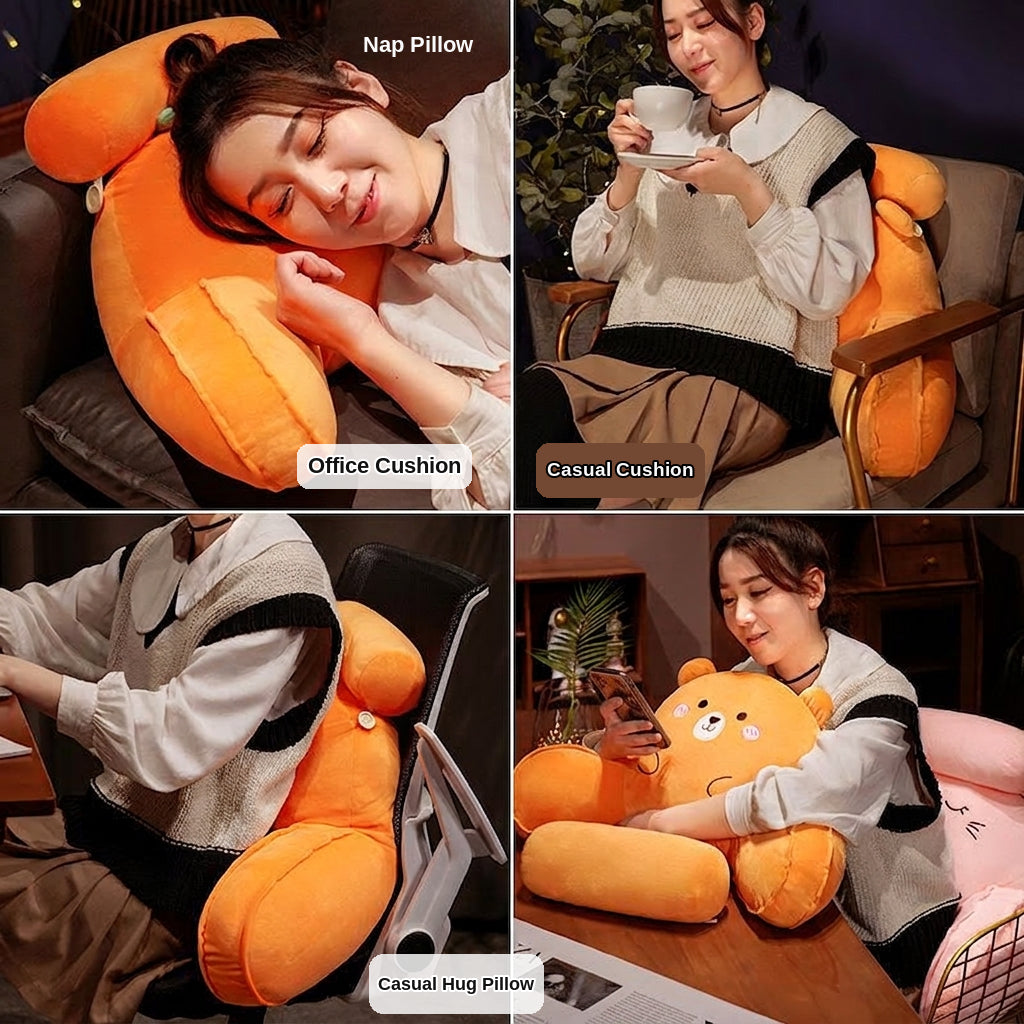 Bedside soft bag large backrest waist cushion dormitory bed backrest cushion office pillow tatami sofa pillow