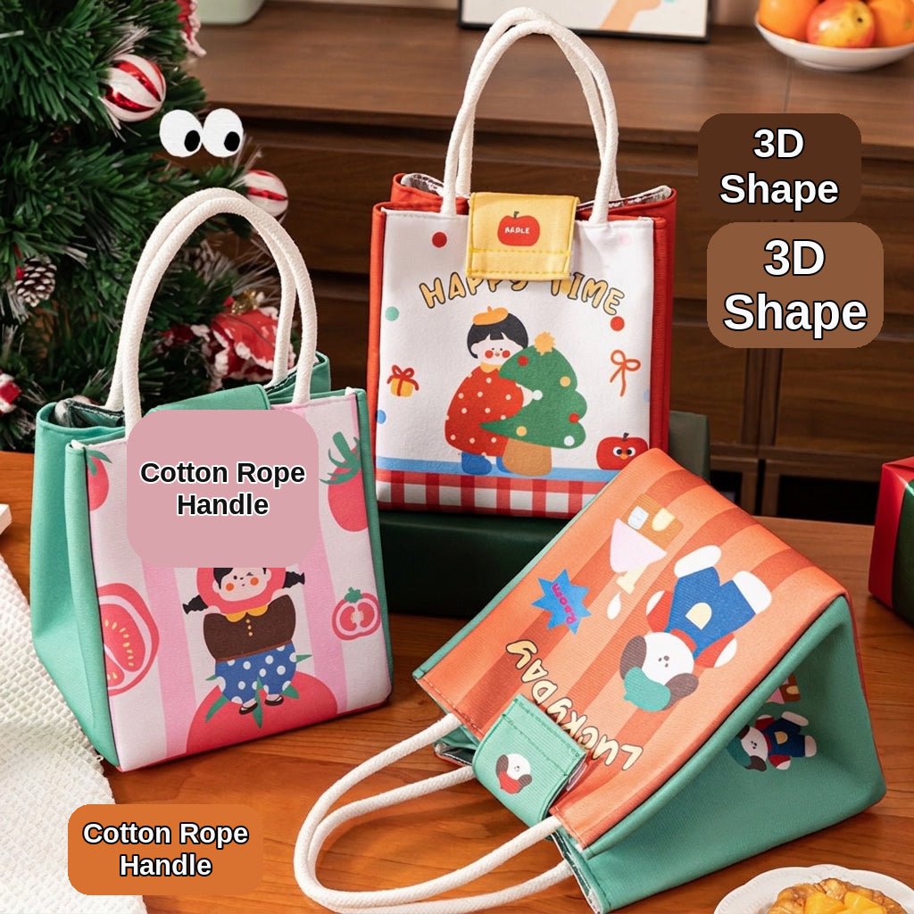 Lunch Box Bag, Large Capacity Handheld