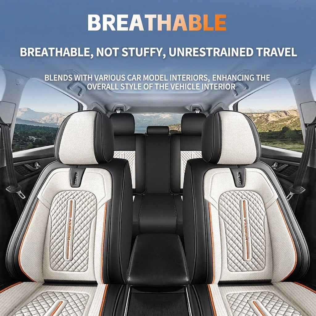 New car seat cushions fully covered, all-season universal seat covers, all five seats, full leather, high-quality seat covers sold directly from the manufacturer