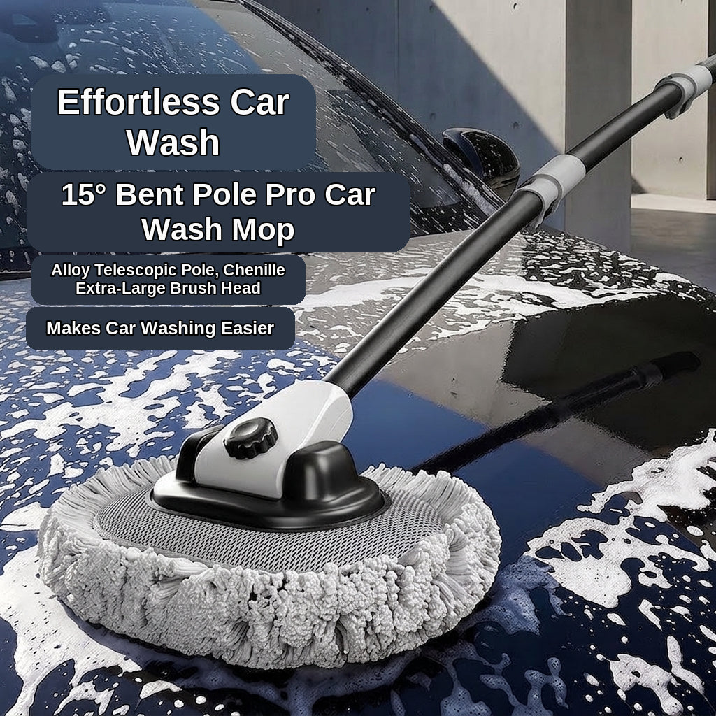 Green Forest Car Wash Tool Complete Set, Household Mop, Car Cleaning Tool, Self-Service Car Brushing Supplies Without Damage