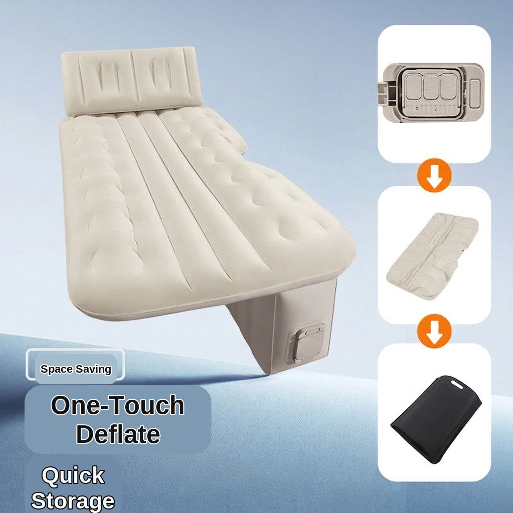 Car rear sleeping automatic travel mattress sedan air mattress car sleeping in the car portable intelligent AI car inflatable bed