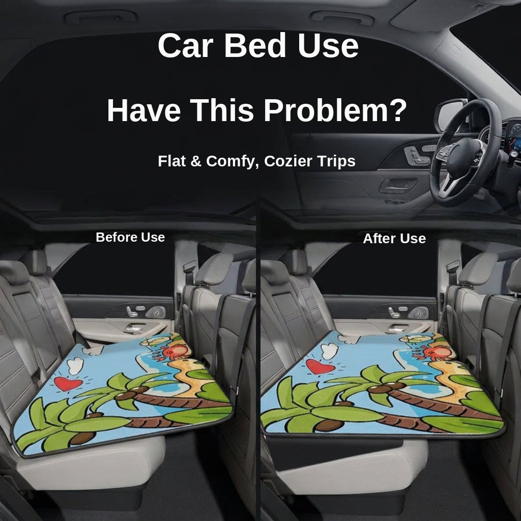 Car Rear Seat Leveling Pad - Flat Sleeping Mat