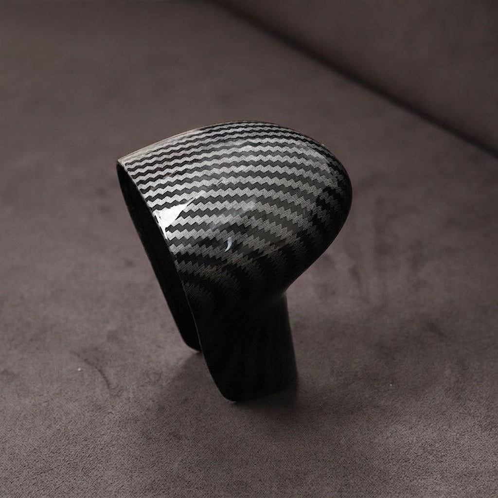 Suitable for Audi A6L A4L Q5LA3Q7Q2L gear shift cover, carbon fiber texture gear lever cover, and automotive interior modification