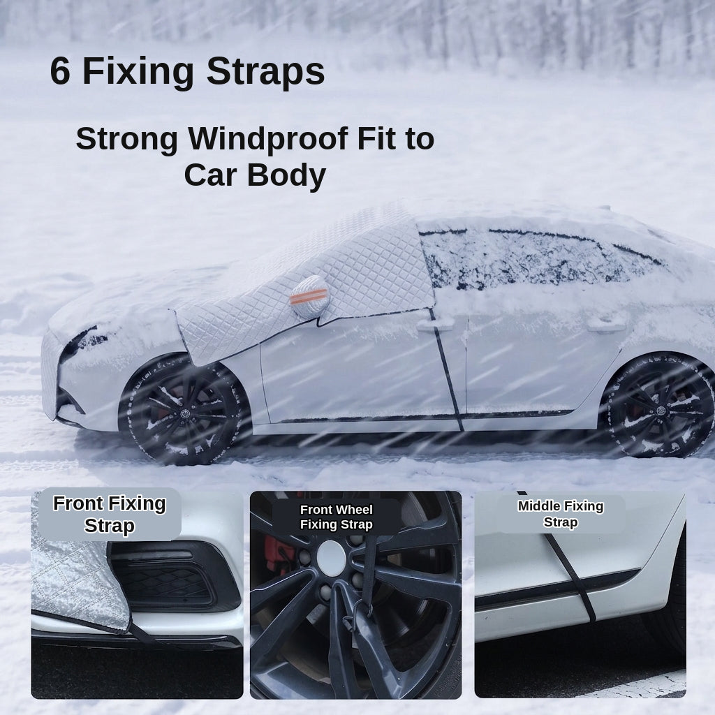 Car Hood & Windshield Snow Cover - Front Half