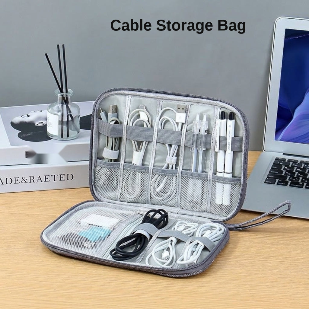Car Storage Organizer Bag for Cables & Accessories