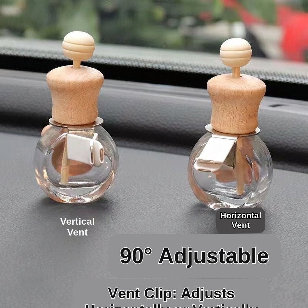 High-end car essential oil diffuser, car long-lasting light fragrance, car plant aromatherapy, air conditioning air outlet, empty bottle of perfume