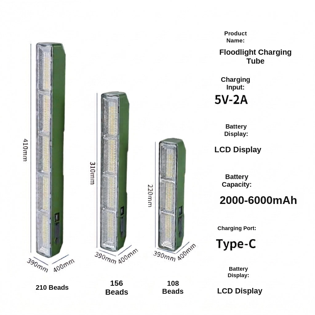 LED Camping Light Tube, Waterproof Tent Lamp