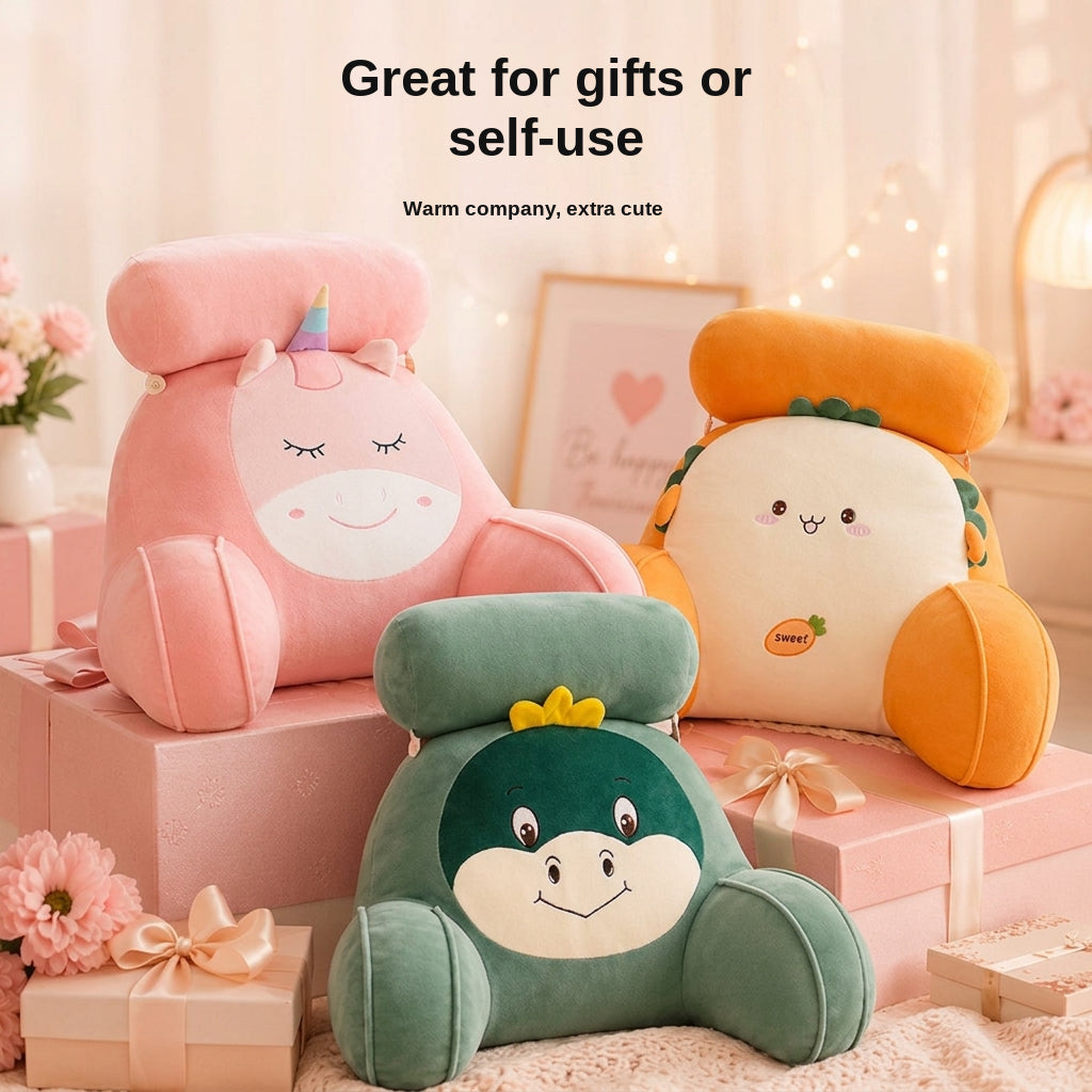 Phone phone cushion, soft bag, dorm bed reading, sofa lumbar support cushion, large headboard pillow, cushion for flopping