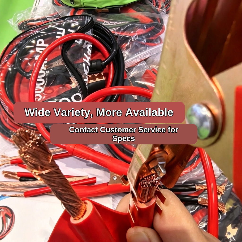 Car live wire, 5000A battery cable, cross-river battery clamp connector, universal for emergency use of electric wire