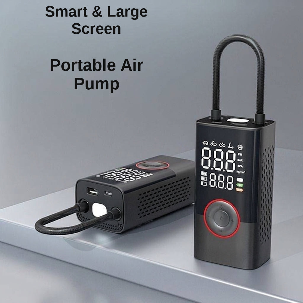 Cross-border portable air pump, mini bike, electric tire, pump, handheld, charging, dual-purpose car inflatable