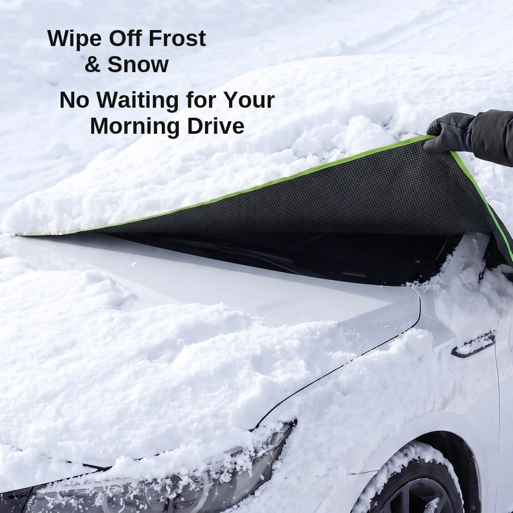 Car Snow Cover Half Hood Windshield Frost Guard