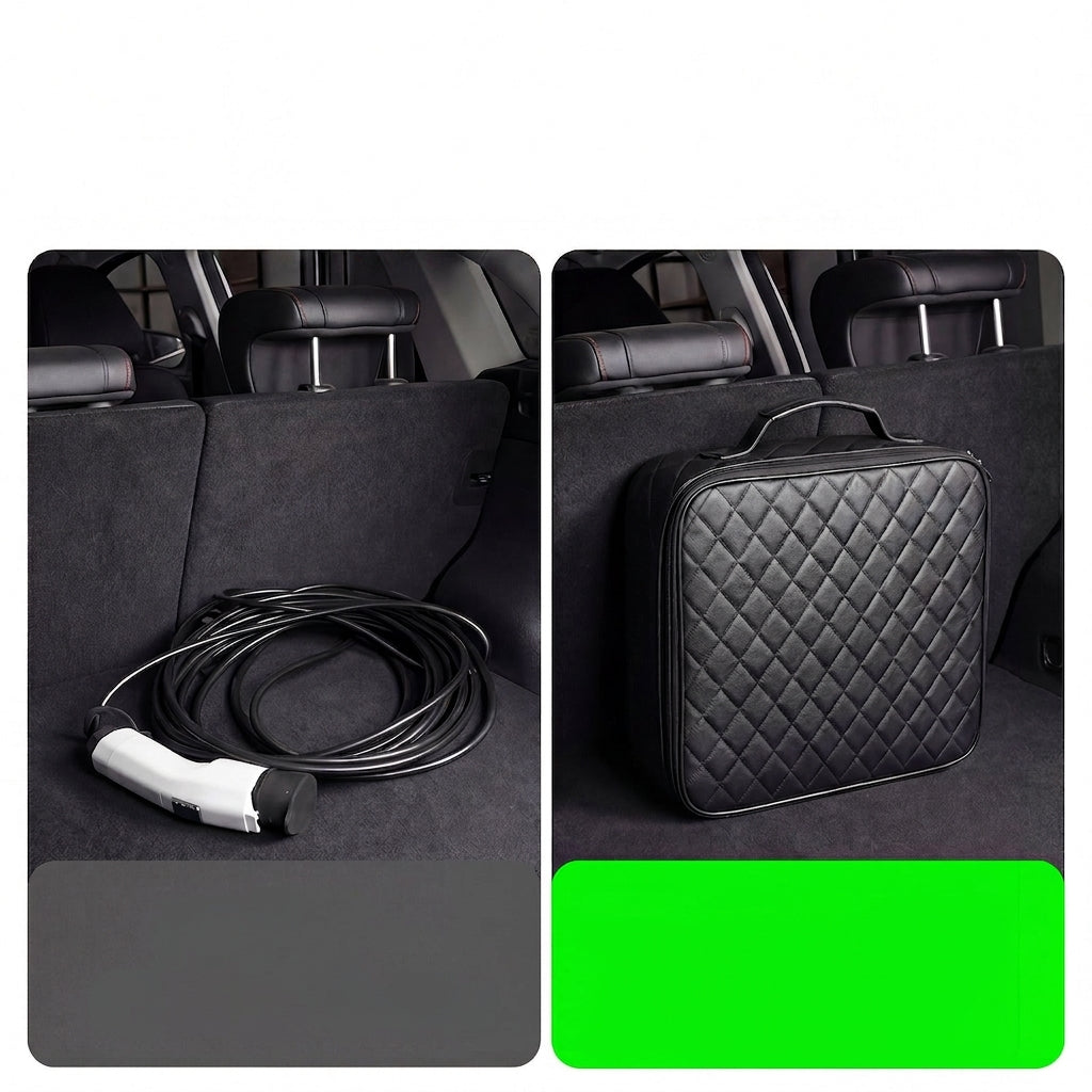 Charging gun storage bag, car charger storage bag, logo-printed waterproof charging gun bag, new energy vehicle bag