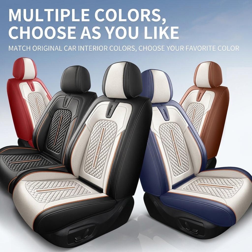 New car seat cushions fully covered, all-season universal seat covers, all five seats, full leather, high-quality seat covers sold directly from the manufacturer
