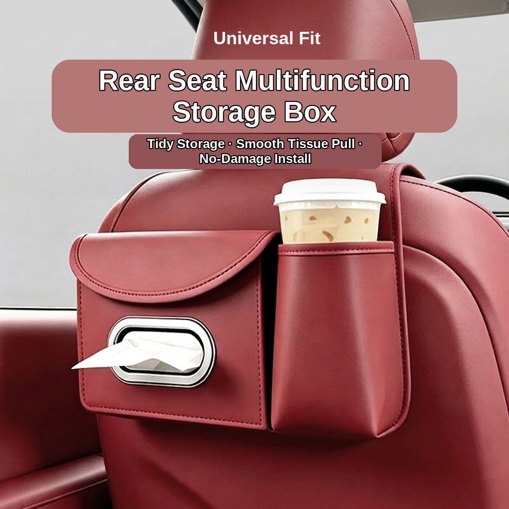 Multifunctional storage bag for car seats, tissue boxes, car storage bags, hanging bags, water cup holders in the car