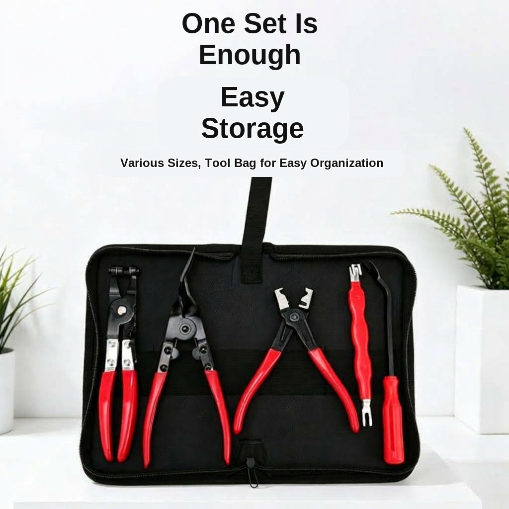 Cross-border automotive repair tool sets, gasoline pipe joint disassembly pliers, car ring separators, pipe bundle pliers, wholesale