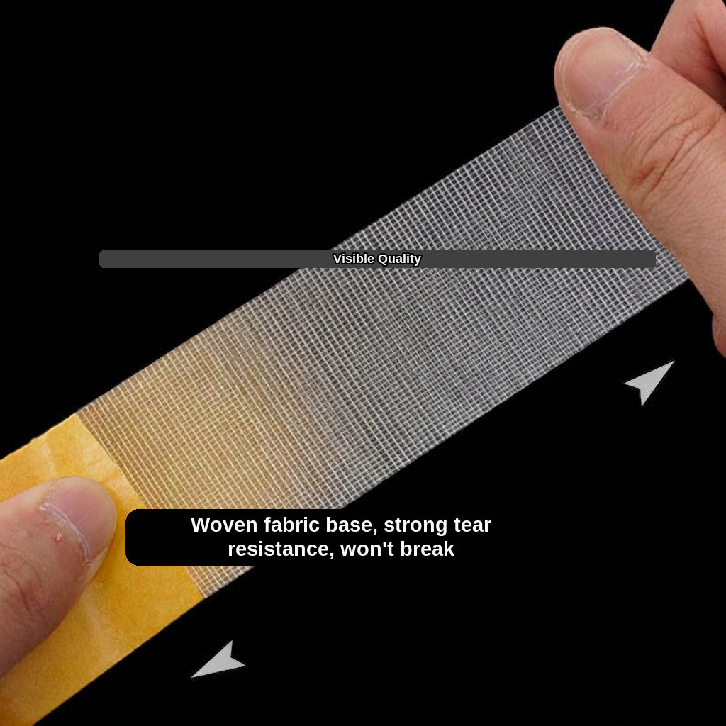 Grid double-sided cloth base adhesive high viscosity and non-trace cloth base tape carpet floor mat sofa cushion fixed adhesive backing
