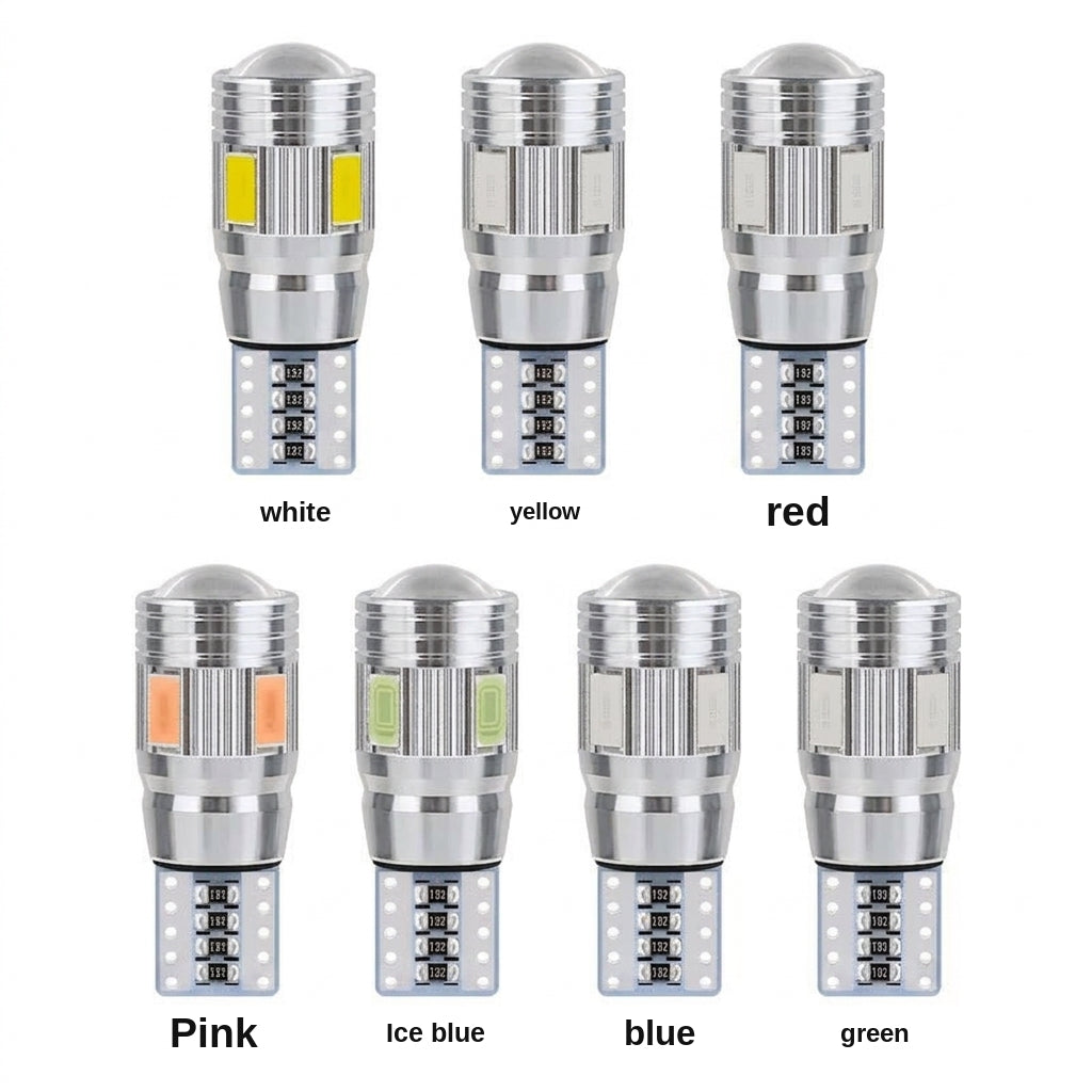Car LED T10 5730 5630 6SMD Decoding Indicator Indicator Light W5W License Plate Light Reading Light