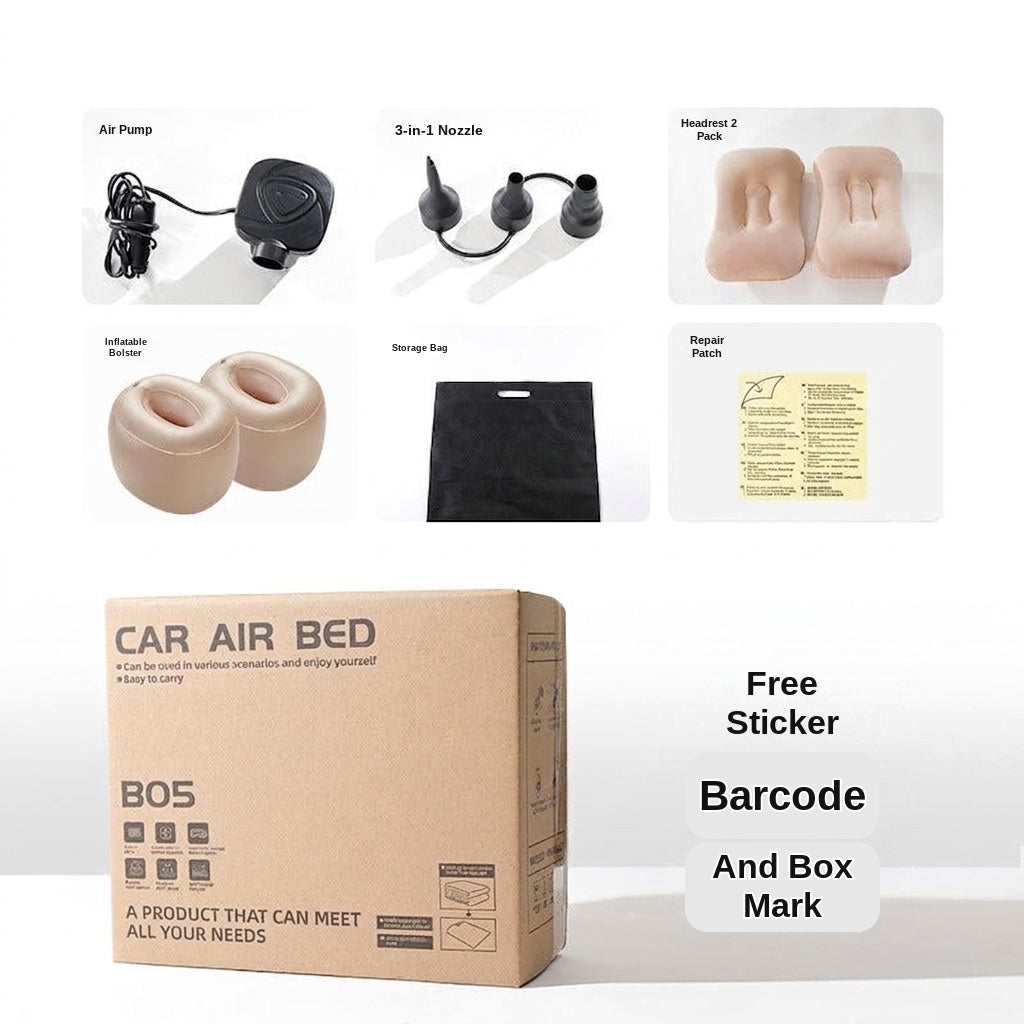 Sleeping car self-driving gear: folding bed rear seat pad, summer vacation bed Galaxy Deep Blue, rear seat sleeping essential, in-car air cushion