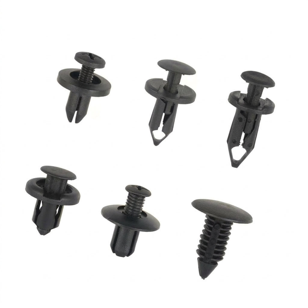 Universal Fastener for Automotive Clips, Plastic Fasteners, Rivet Clamps, 190PCS Mixed Set for Body and Door Mounting