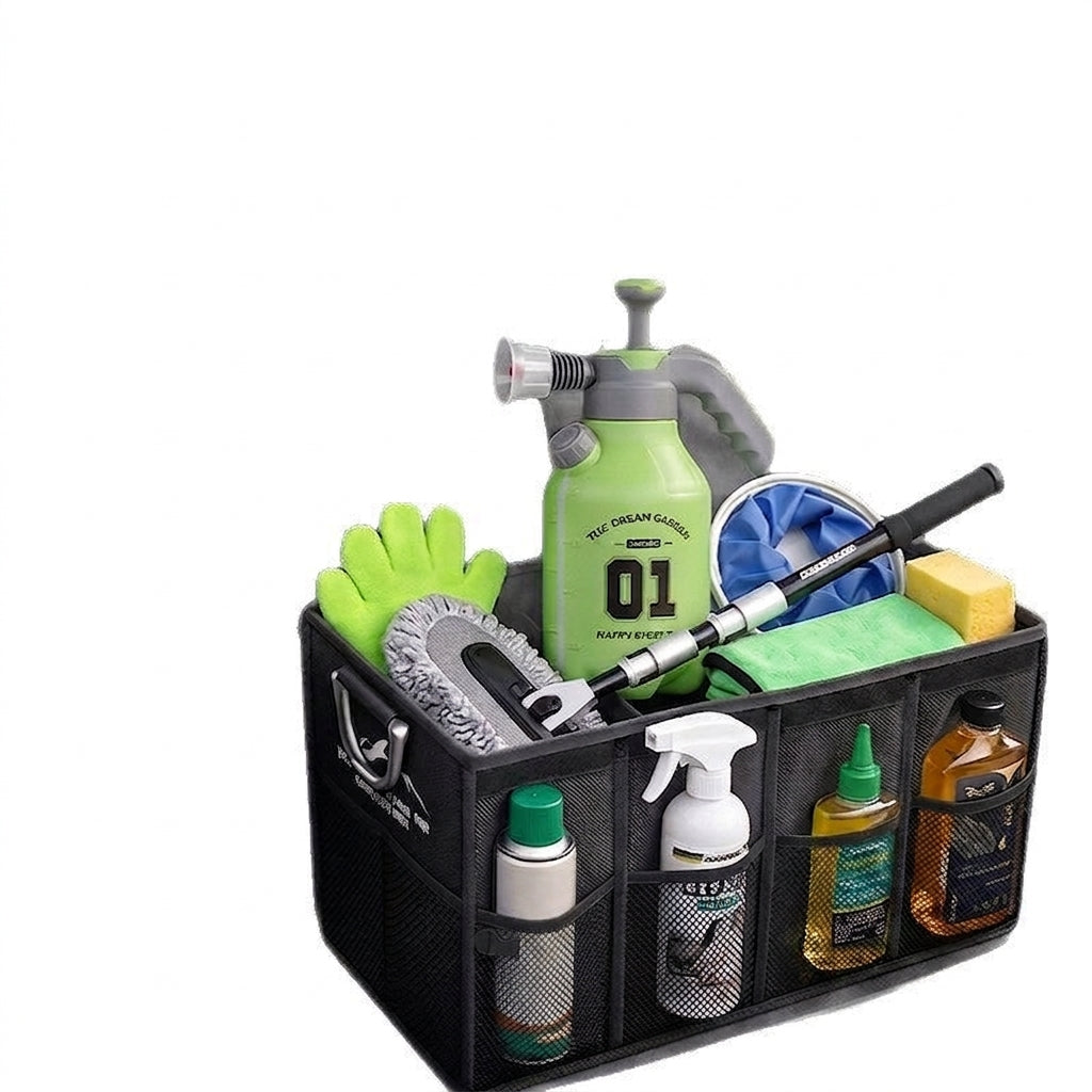 Green Forest Car Wash Tool Complete Set, Household Mop, Car Cleaning Tool, Self-Service Car Brushing Supplies Without Damage
