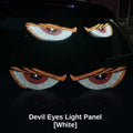 Best-selling automotive devil's eye LED lights, dynamic USB expression lights, LED display front and rear windshield car stickers