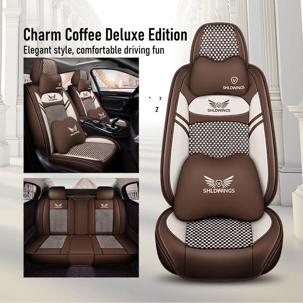Full-coverage car seat covers for Napa leather car seat cushions, five-seat universal Ice Silk car seat cushions, all-season universal model wholesale