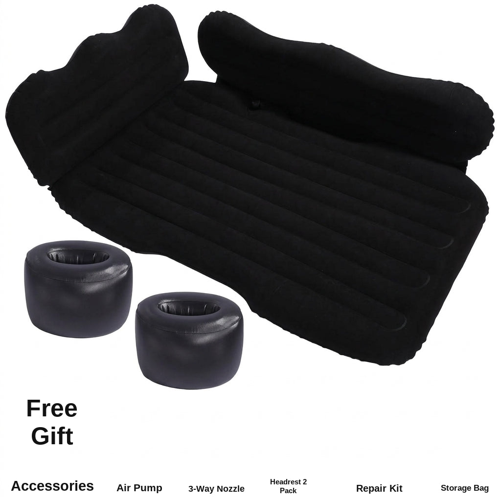 Car inflatable mattress, rear seat sleeping mat, multifunctional travel mattress, thickened inflatable mattress for SUVs and sedans