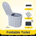 Portable Folding Toilet with Lid for Car Travel