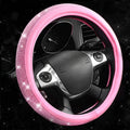 New car rhinestone fully rhinestone-hot rhinestone steering wheel, personalized handlebar cover, unisex steering wheel, Amazon