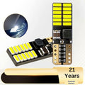 Car LED reading light T10 4014 bead high-brightness focused car instrument light 24SMD decoding small light