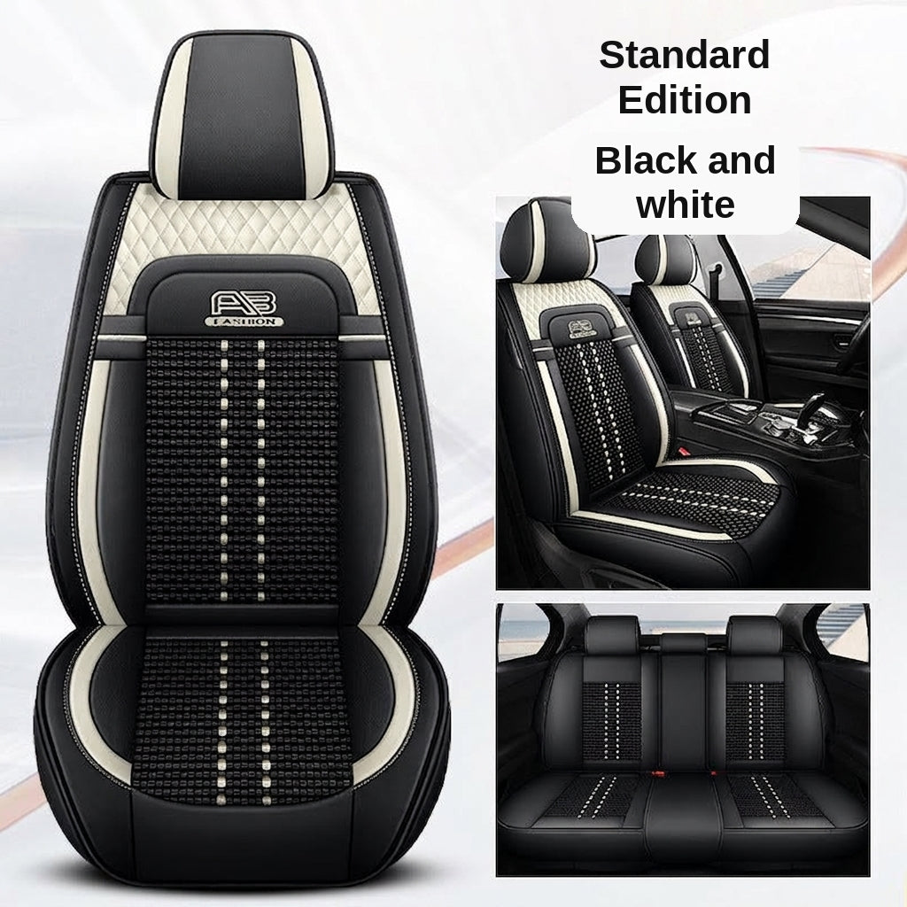 Car seat cushion new all-enclosed special seat cover four seasons universal leather seat cover summer ice silk cartoon seat cushion cover