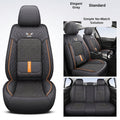 The 2025 new lumbar Napa leather ice silk car seat cushion is suitable for all seasons
