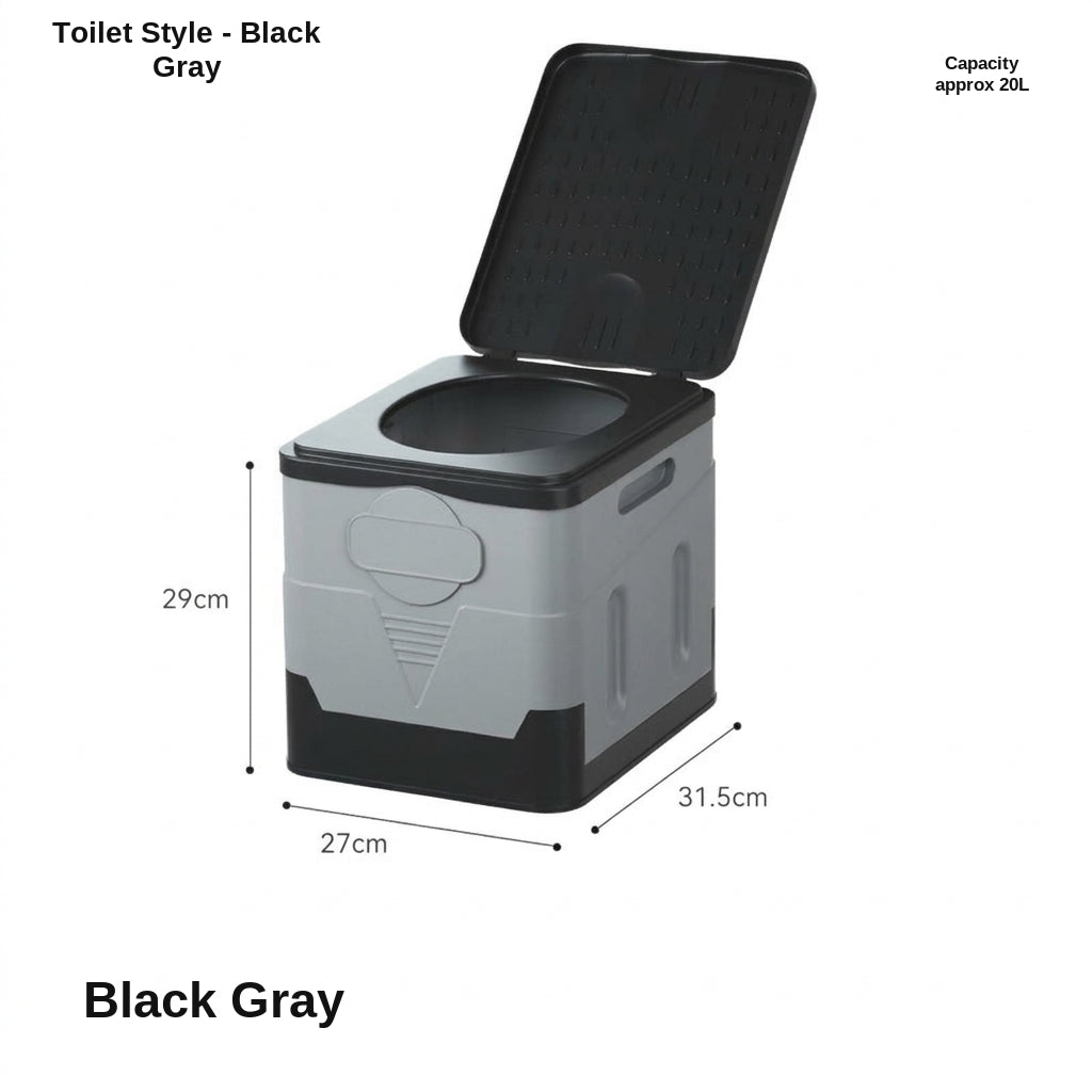 [In Stock Wholesale] Foldable Toilet, Foldable Portable Toilet, Outdoor Camping Van-mounted Toilet, Emergency Toilet