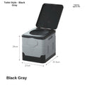 [In Stock Wholesale] Foldable Toilet, Foldable Portable Toilet, Outdoor Camping Van-mounted Toilet, Emergency Toilet