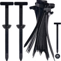 New automotive nylon high-strength anti-aging plastic fastener, black wire tightener, piercing stud, tie, belt buckle