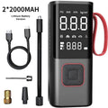 Car Inflator Pump Outdoor Convenient Car Wireless Inflator Pump Digital Tire Pressure Car Tire Electric Pump