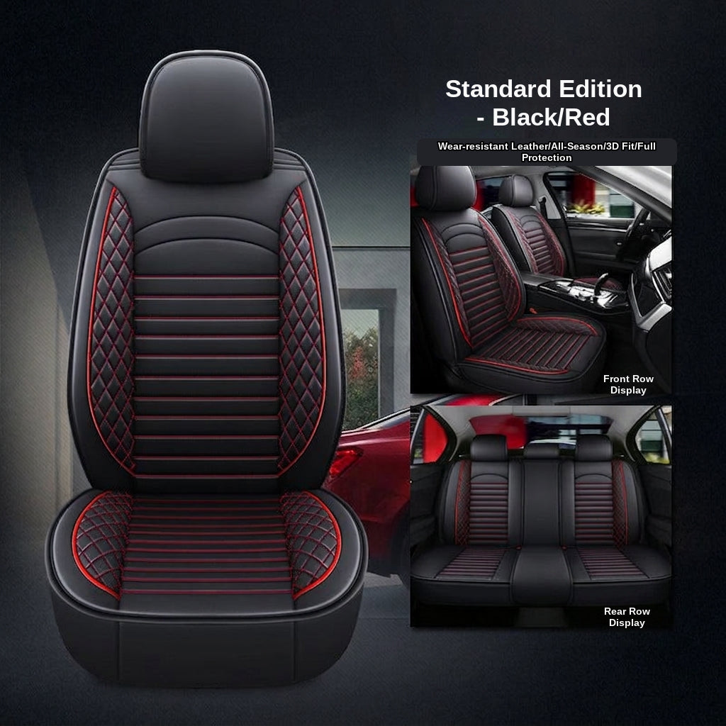 New all-season universal cartoon car seat cushion wholesale, premium feel, full leather, full coverage for small passenger car seat cushions
