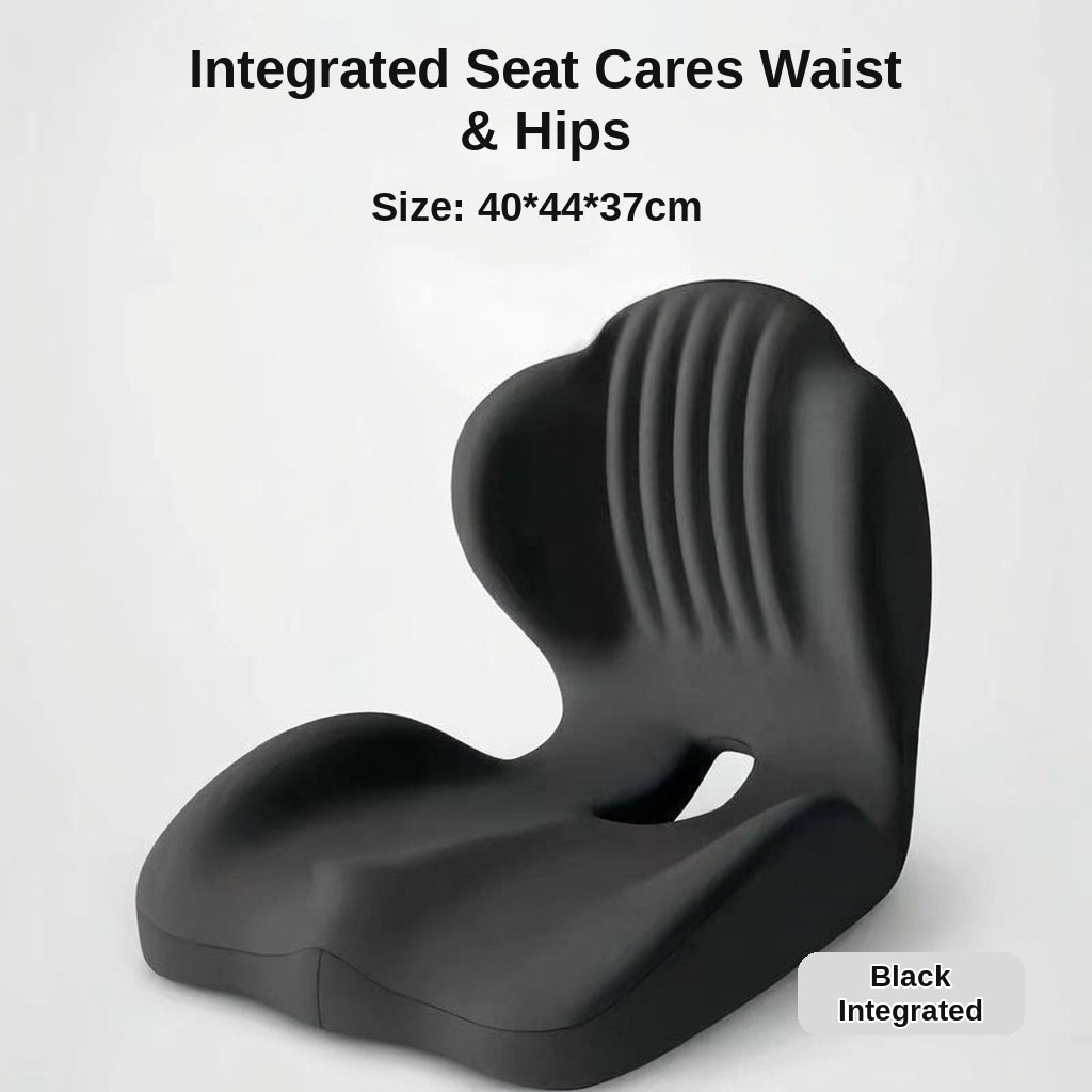 Memory foam lumbar support cushion, office prolonged sitting pressure-relief hip cushion, student chair support lumbar cushion, integrated cushion