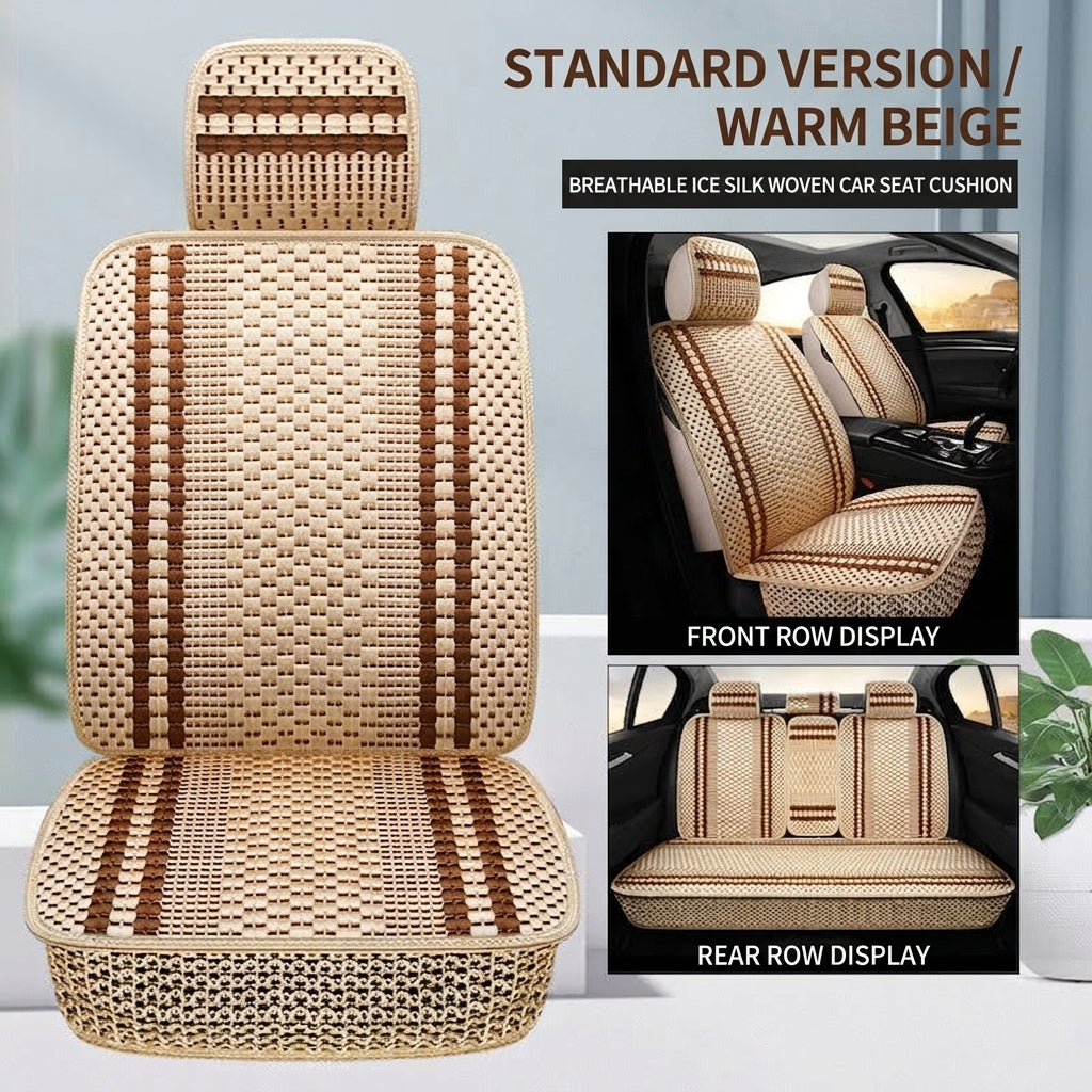 Car Cushion Four Seasons Universal Ice Silk Seat Cover Summer Cool Cushion Single Piece Car Single Pad Wholesale Factory Direct All-Inclusive