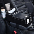 Car tissue box, armrest box, multifunctional water cup holder, storage box, creative and simple car interior sundries storage box