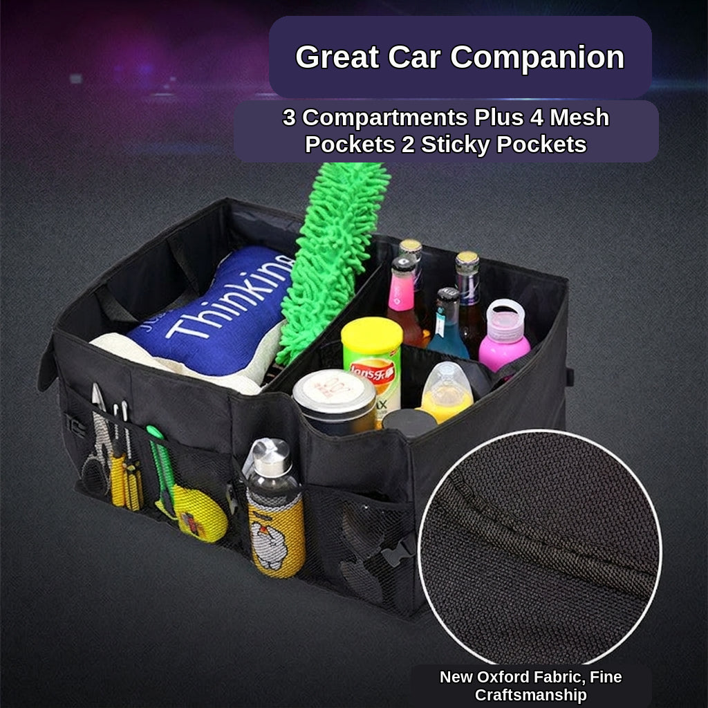 Cross-border cargo source: Oxford cloth for cars, trunk storage bags, multifunctional foldable storage boxes for car use, storage boxes