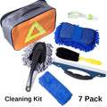 Cross-border car wash tools, complete set, cleaning seven-piece sponge car wash brush, professional beauty maintenance car supplies