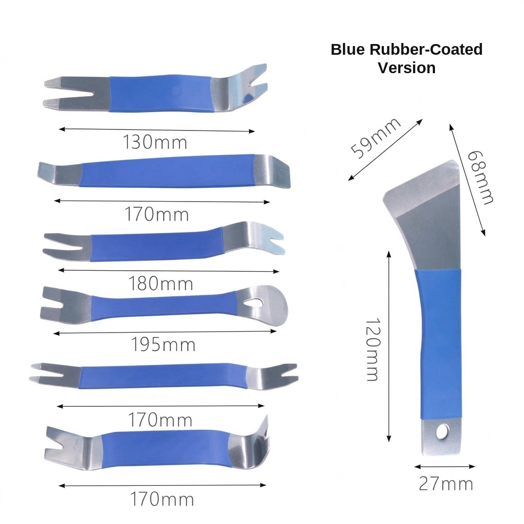 Wholesale Car Interior Removal Tools Stainless Steel Metal Pry Plate Color Lagging Metal Crow Nail Remover Crowbar