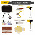Tire Repair Kit - 61-Piece Emergency Tool Set