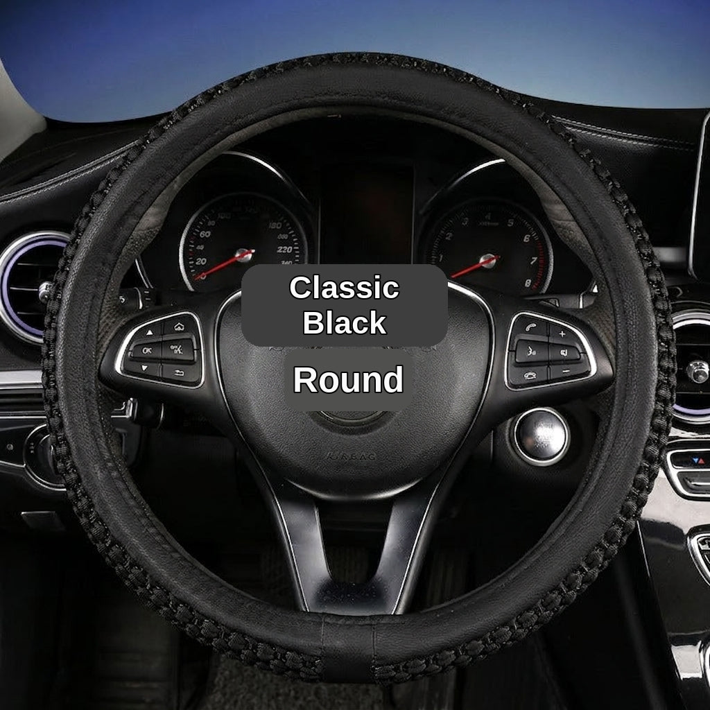 Factory direct sales of Ice Silk breathable non-slip steering wheel covers, all-season universal car handlebar covers, cross-border e-commerce Amazon