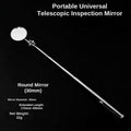 Universal telescopic folding inspection mirror, car bottom inspection mirror, chassis mirror, pipe endoscope, and automotive chassis mirror