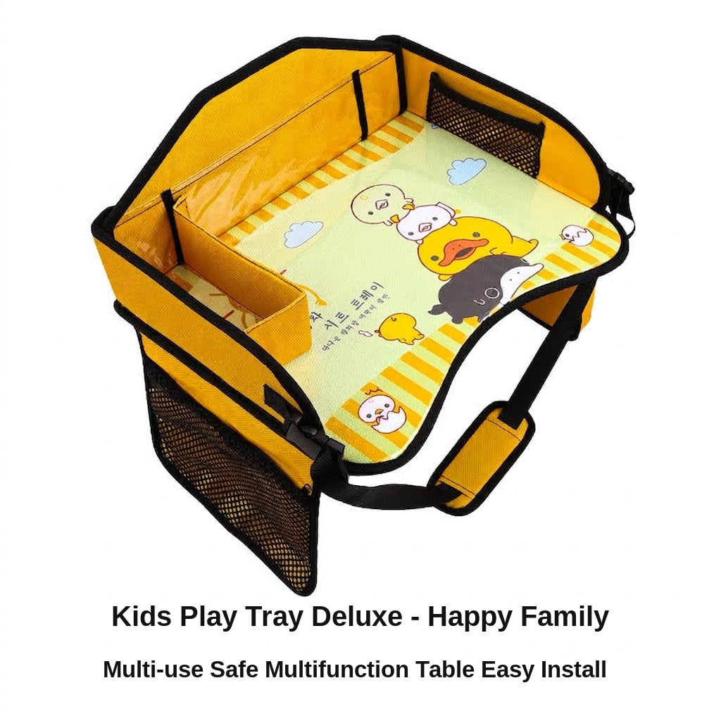 Cross-border car mini table, children's travel tray, car rear seat soothing tool, safety seat folding table
