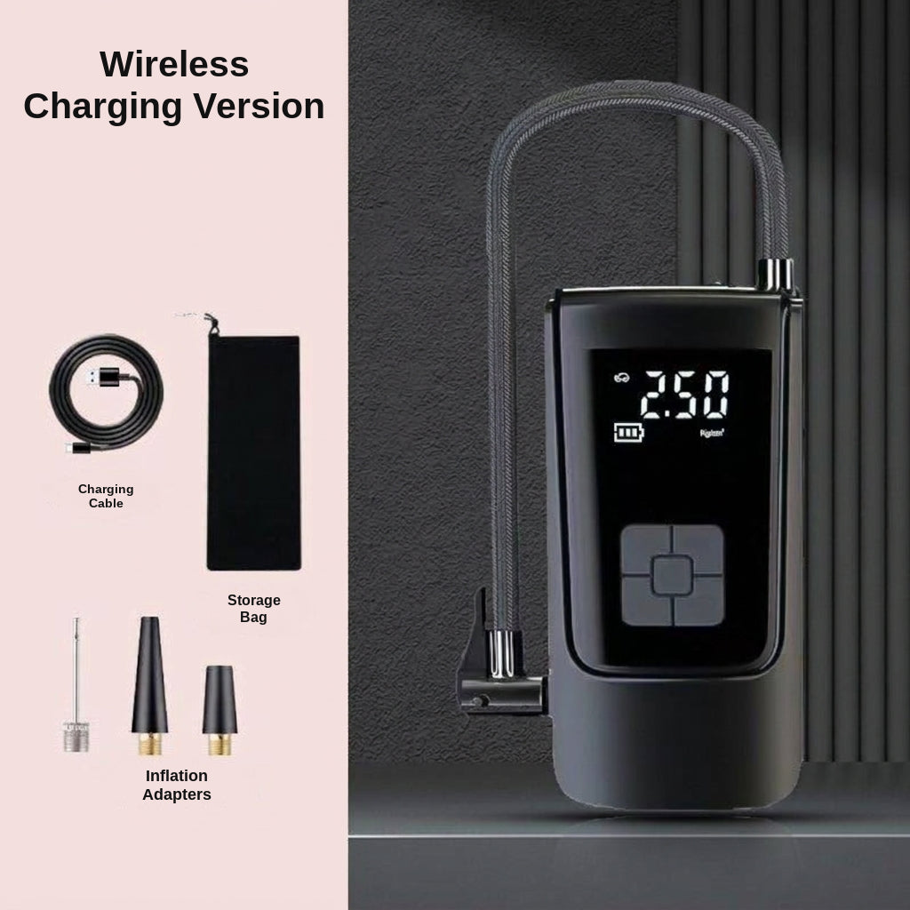 [Kuangjin Exclusive] Portable car, off-road vehicle, bicycle, onboard air pump, wireless dual-mode air pump